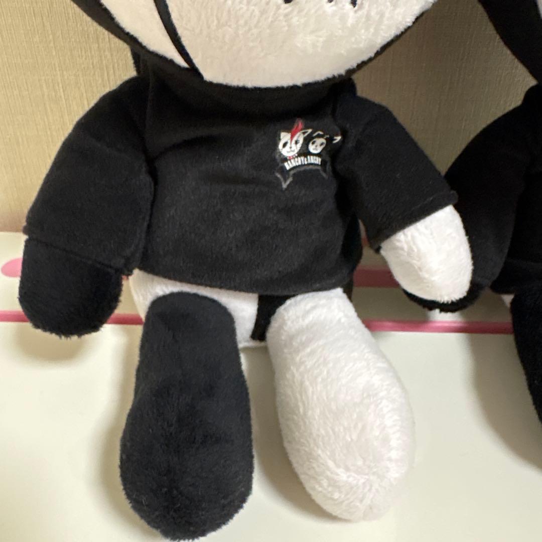 HANGRY &ANGRY ぬいぐるみ④　ハングリーアングリー　パーカー黒