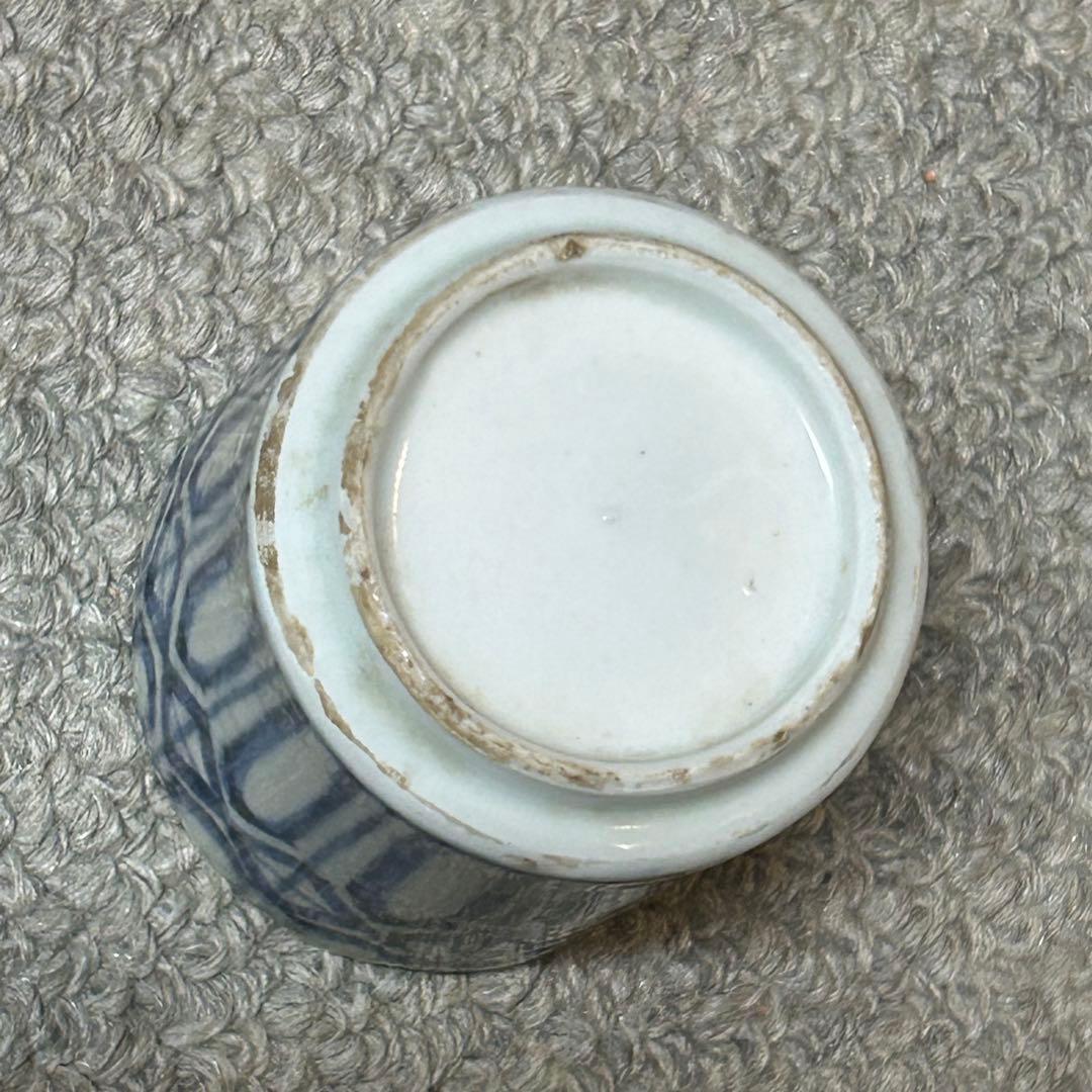 伊万里猪口幾何学模様