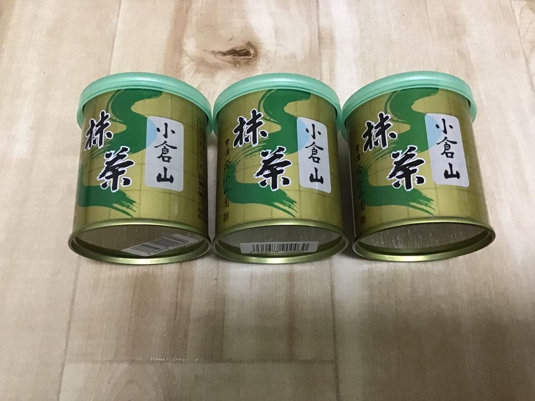 京都宇治抹茶 山政小山園 小倉山30g 7缶セット ➕福岡八女抹茶1缶