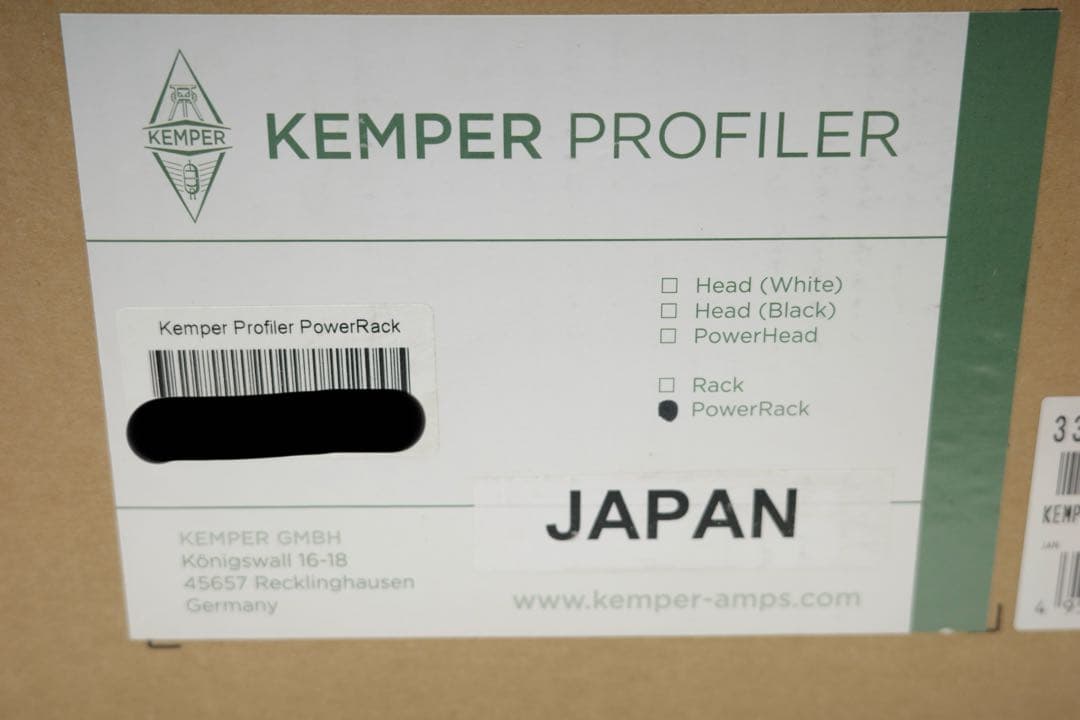 Kemper ケンパーパワーラック　HATA製アルミノブ装着