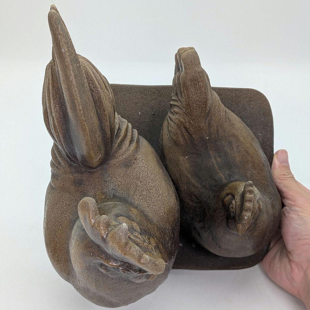 武用君彦 備前焼 干支置物「癸酉」 共箱共布栞 酉年 鶏 ニワトリ 鳥 縁起物