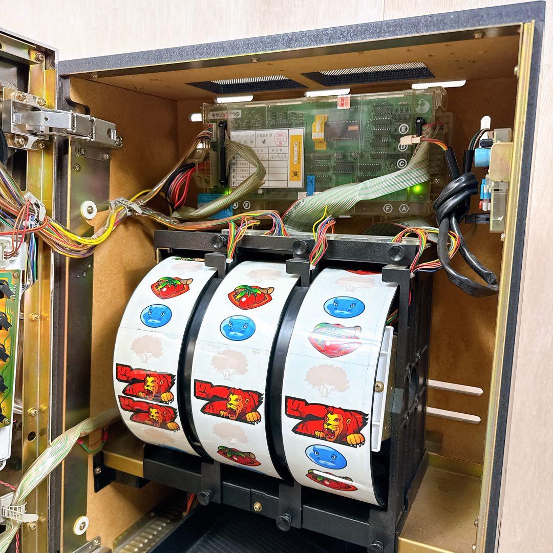 名機 パチスロ 猛獣王S 4号機 実機 無段階ボリューム コイン不要機