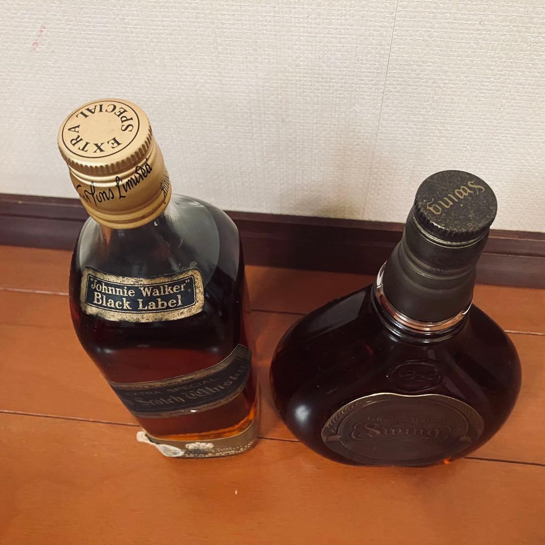 ジョニー・ウォーカー ブラックラベル & スワン 2本セット