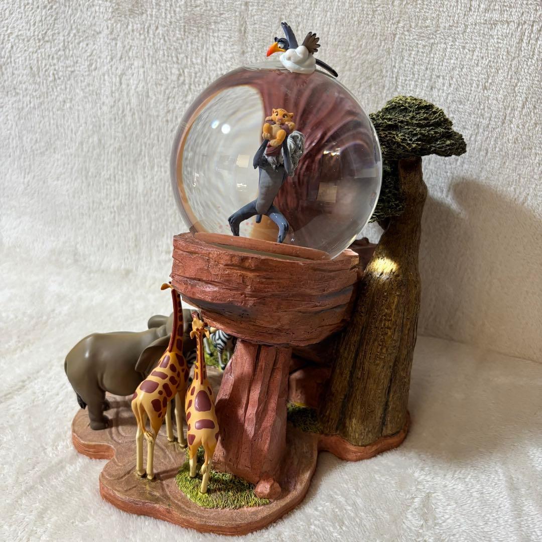 【ほぼ新品】ディズニー スノードーム オルゴール ライオンキング