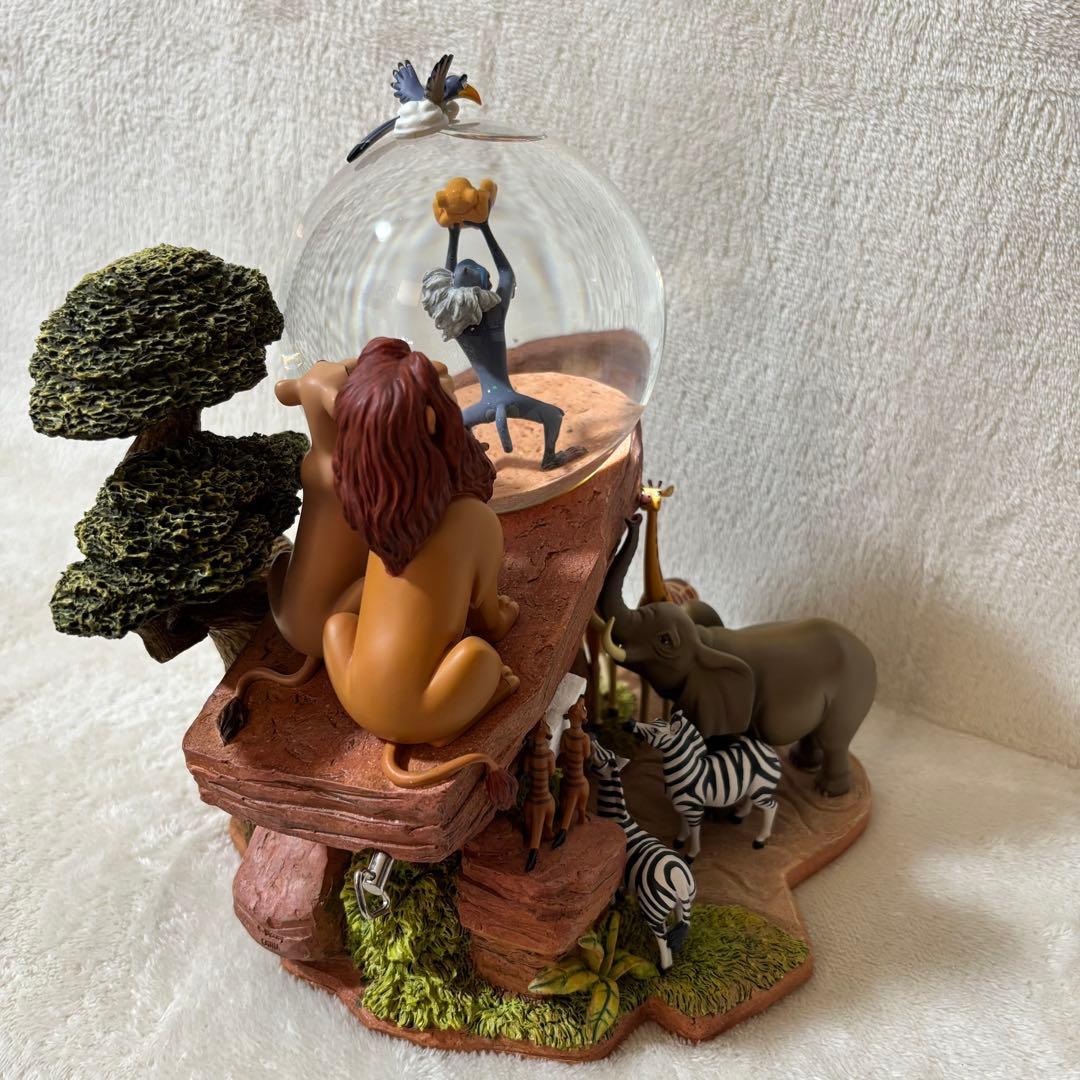 【ほぼ新品】ディズニー スノードーム オルゴール ライオンキング