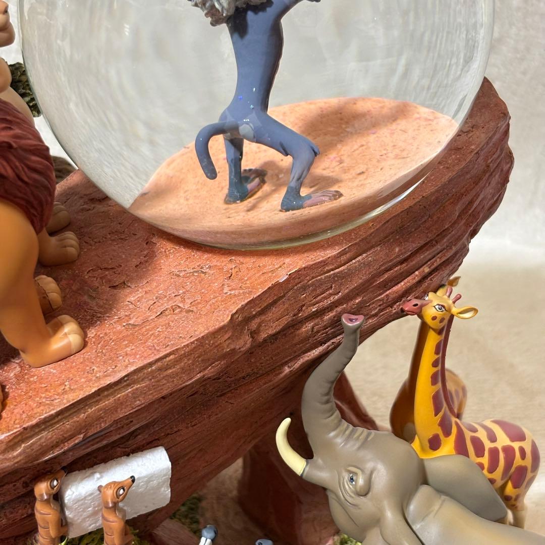 【ほぼ新品】ディズニー スノードーム オルゴール ライオンキング