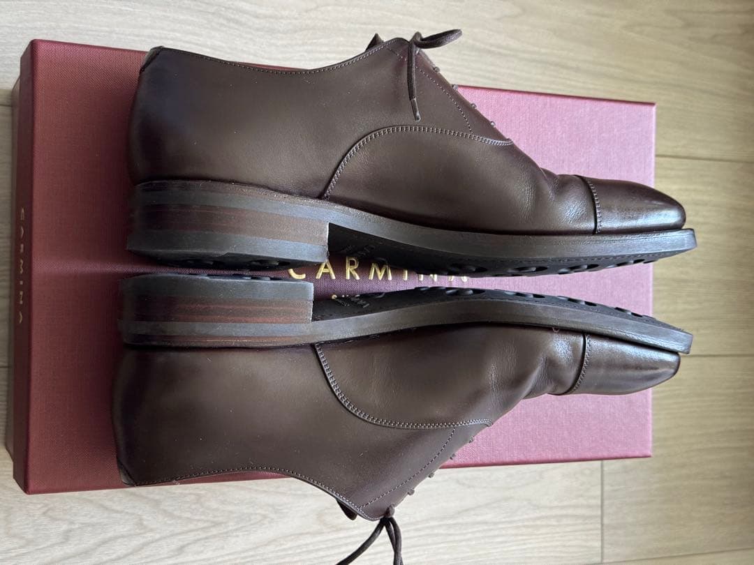 CARMINA ストレートチップ（レイン ラバーソール）80386 UK 6