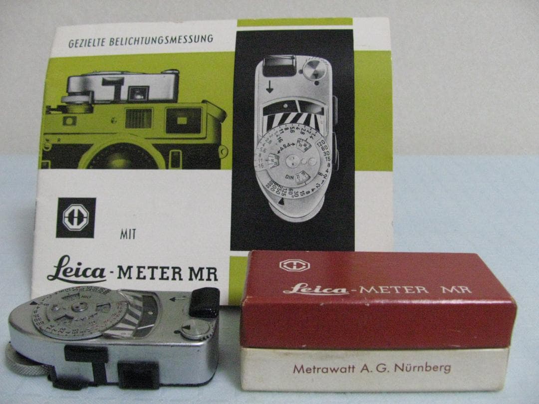 ★Leica Meter MR 露出計 元箱・取扱説明書付き ☆Leica Meter MR 露出計 元箱・取扱説明書付き ☆Leica Meter MR 露出