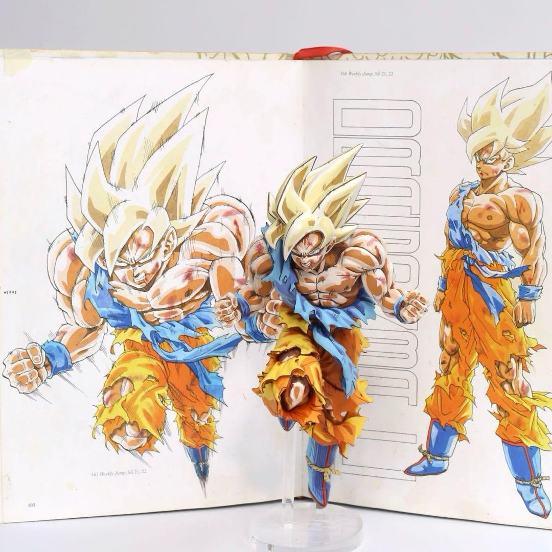 ジャンプ50周年 超サイヤ人孫悟空 リペイント 2D 二次元彩色