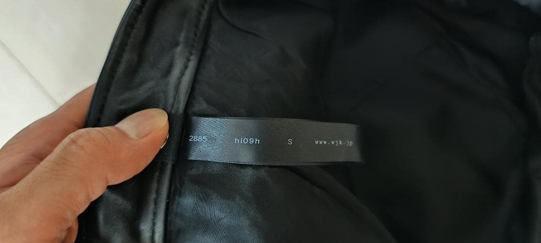wjk カウレザーライダースジャケット サイズM 美品 WJK ダブルジェイ
