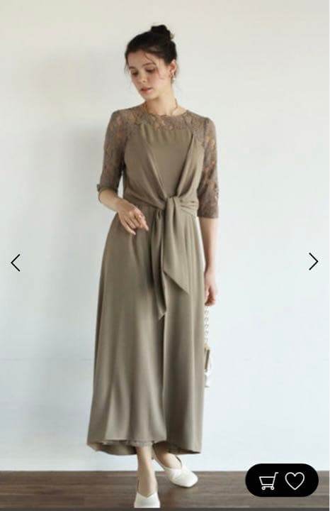 Rire Fete ノットデザインレースパンツスーツ