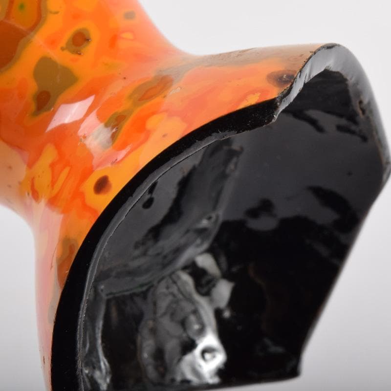 喫煙具　若狭塗　金虫喰塗　莨壷　煙草入　共箱　V　7189