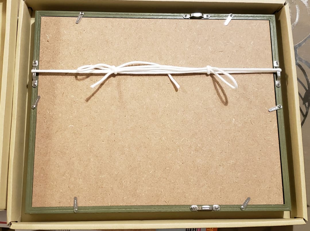 コーギーのプリント画　コーギーとキッチン