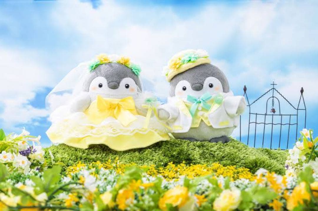 【全セット】コウペンちゃん 新郎新婦なぬいぐるみセット