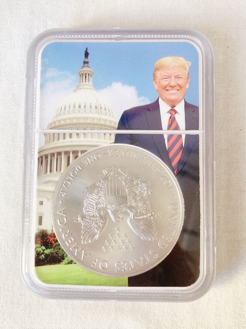 最高鑑定】NGC MS70 2021 アメリカ トランプ大統領 イーグル 銀貨