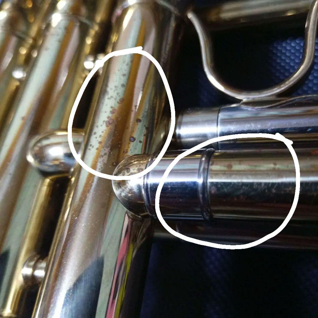 J.MichelマイケルトランペットTR-200本体 ボトムキャップ ミュート