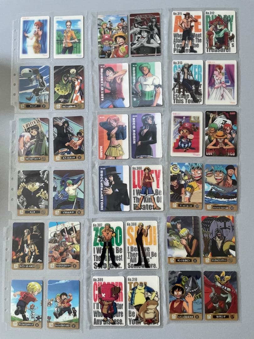 コンプ ワンピース 海賊王グミカードNo.1〜325 懸賞当選品カードとアルバム