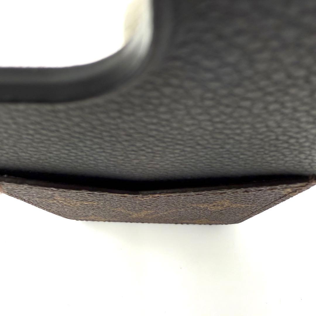 鑑定済】 ルイヴィトン モノグラム iPhone15promax ケース 黒