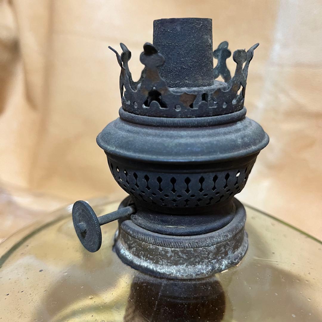 骨董 明治時代 石油ランプ 洋燈 - メルカリ