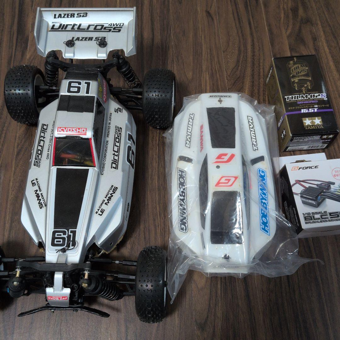 京商　レーザーSBダートクロス　4WD　メカ・プロポセット（各取説あり）