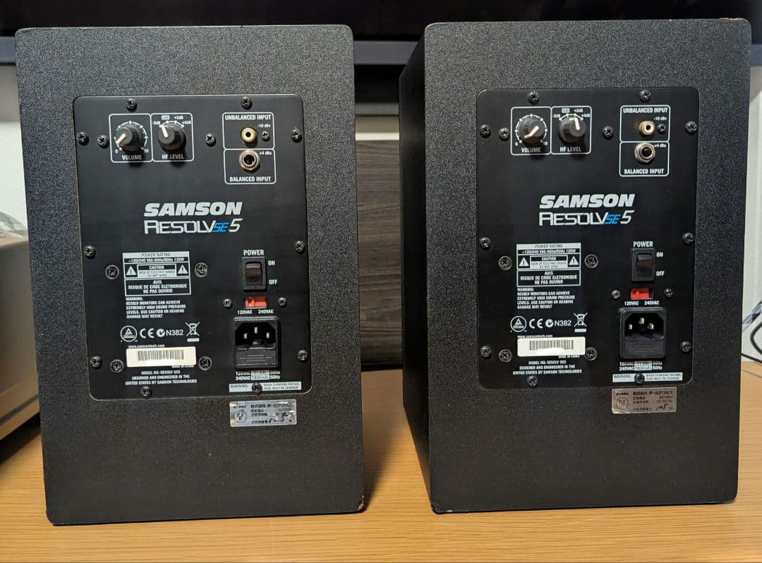 SAMSON Resolv SE5 アクティブモニタースピーカー
