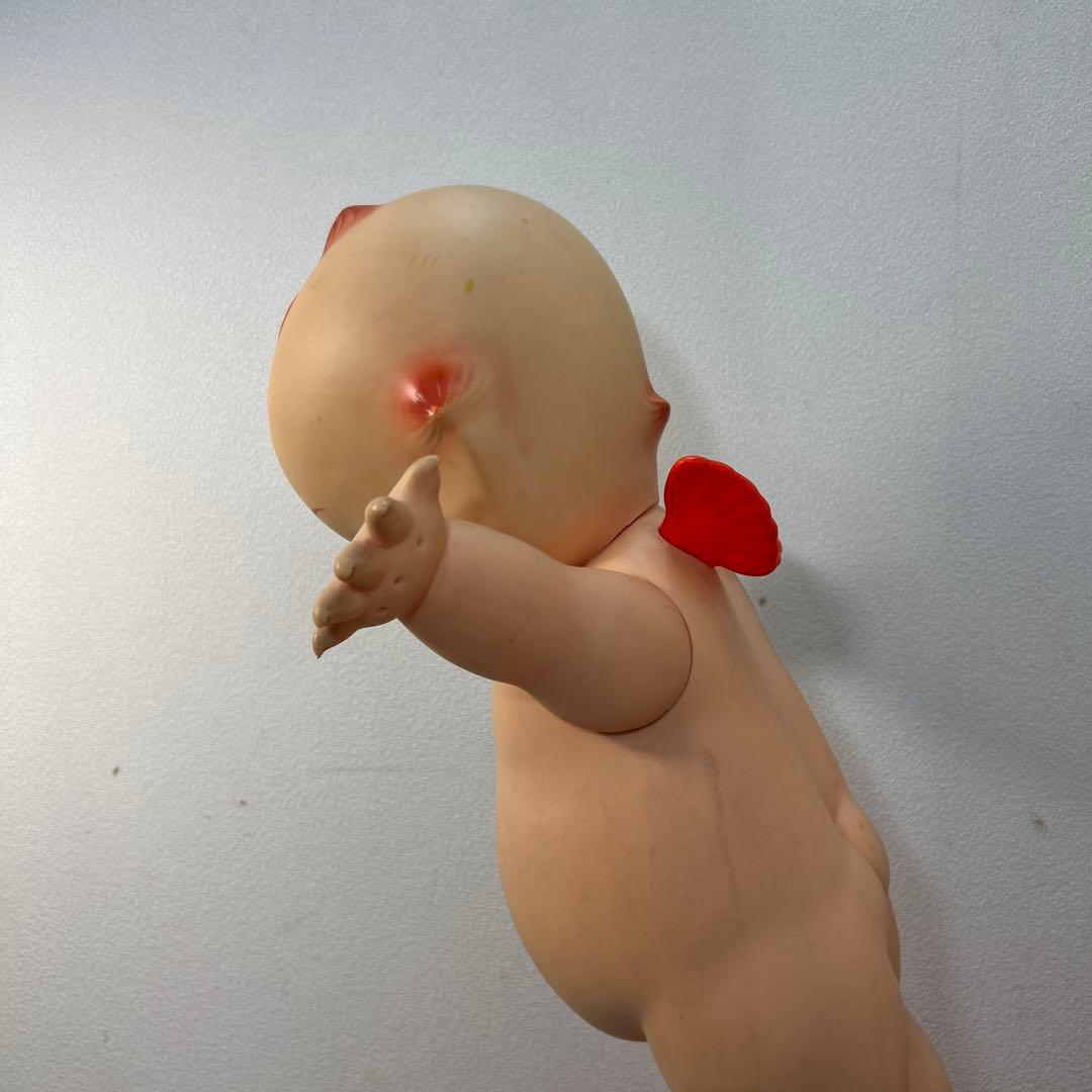 ☆非売品　昭和レトロ　当時物　キューピー人形台座付　高さ83㎝　特大　大きい☆