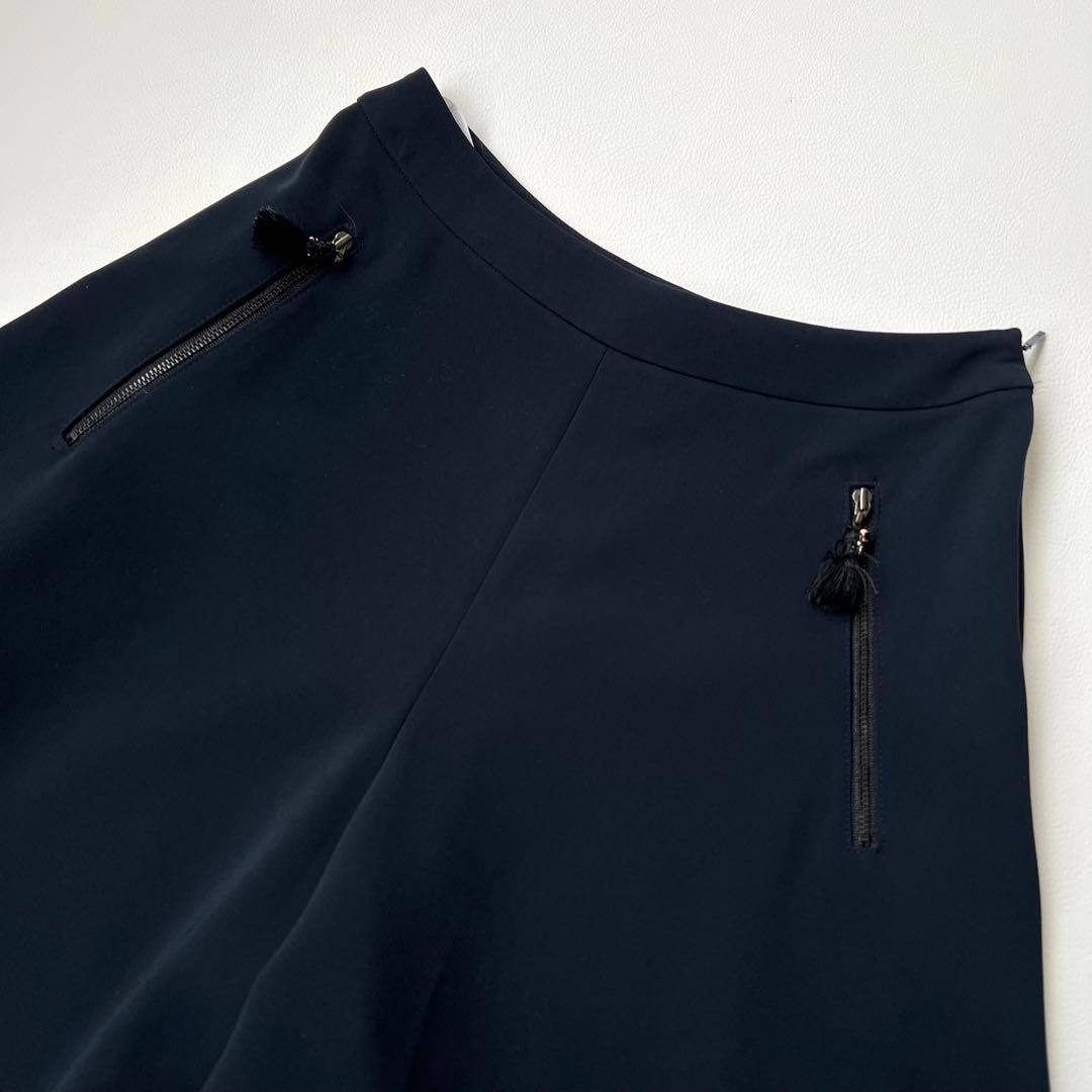 良品 Rene ルネ　キュロット ハーフパンツ　ネイビー　綺麗め　34