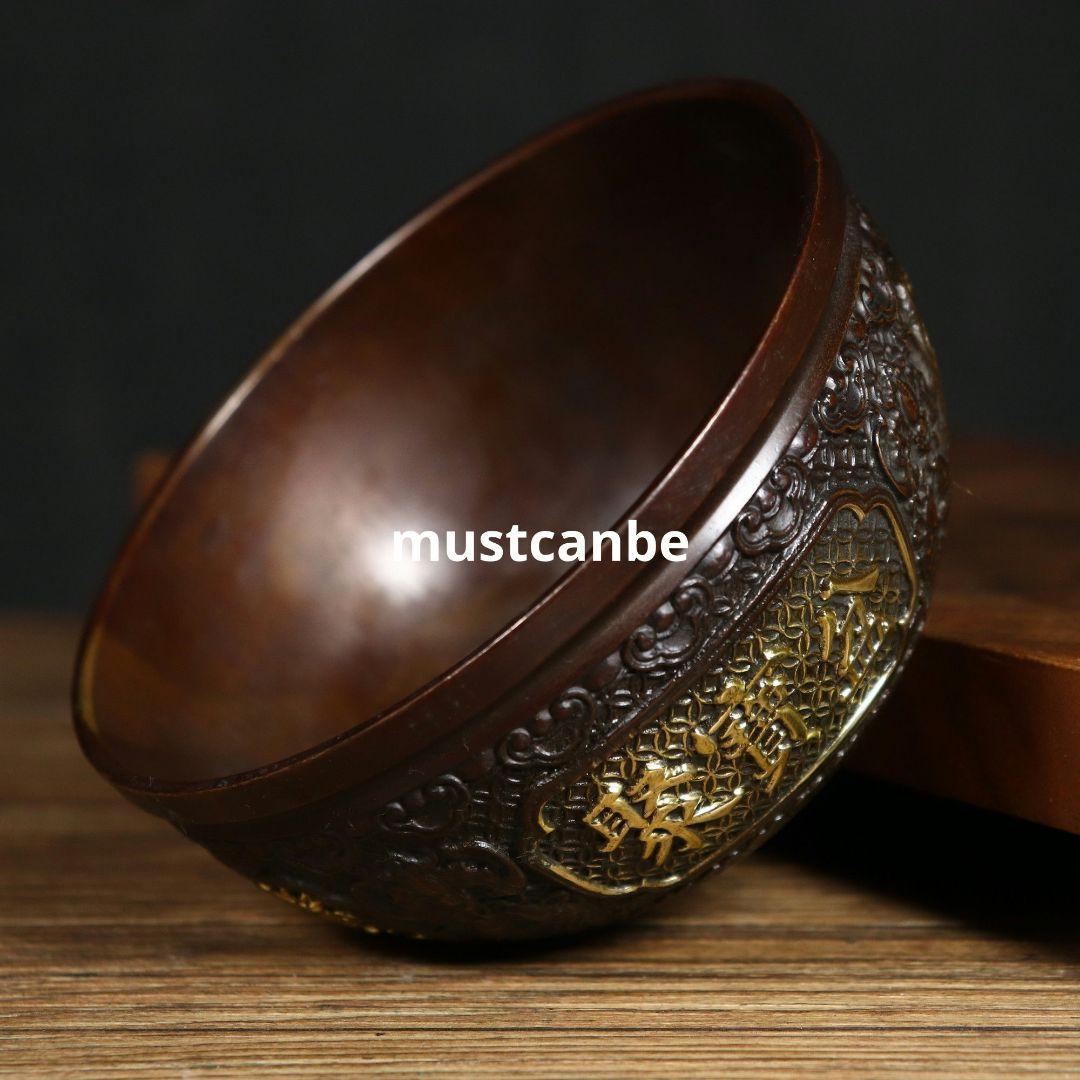 銅器 麒麟聚宝盆 家内 応接間 事務室 卓上 装飾品 開運 風水 工芸品 置物