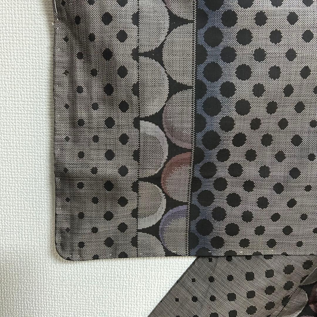 値下げ 】 未使用品 オシャレな水玉柄 本場泥大島紬 着物スキ倶楽部
