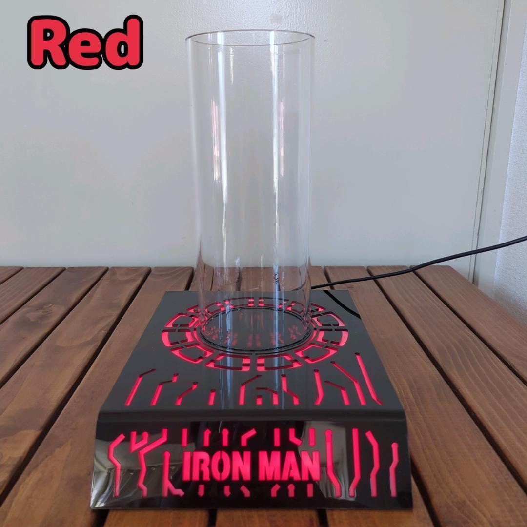 【アイアンマン】新品 ヘルメットスタンド マスクスタンド LED 七色点灯