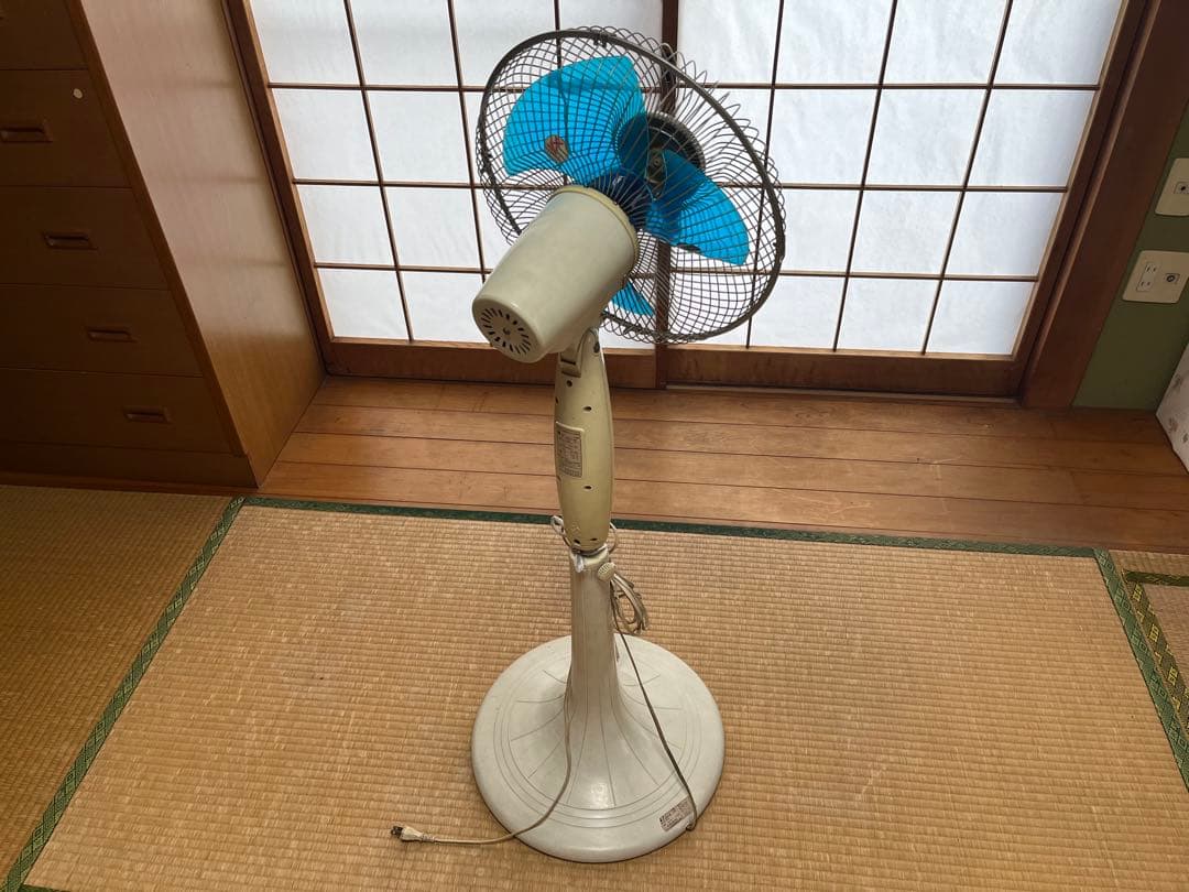 National ナショナル レトロ 扇風機 F-30V1M 伸縮可能 店舗にも
