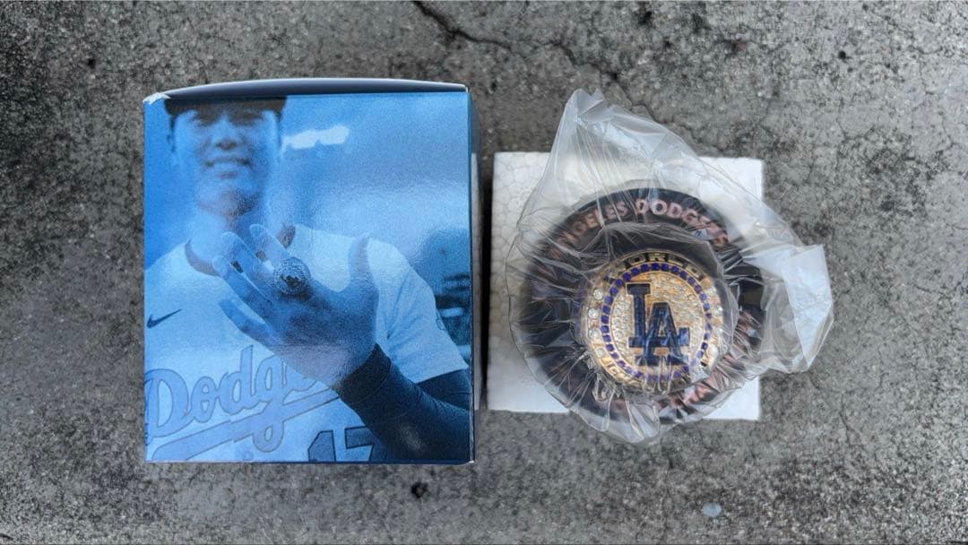 大谷翔平 チャンピオンリング ワールドシリーズ ドジャース ドジャー