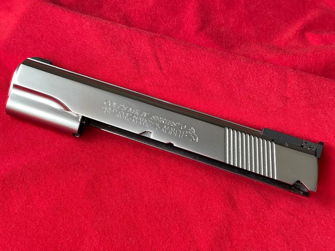 シルバーメッキ ナショナルマッチ コンバットカスタム スライド タイトー MGC