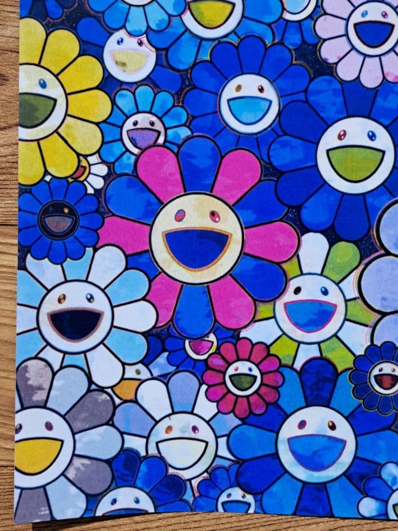 村上隆青花畑ポスターアート人気画家(草間彌生奈良美智)