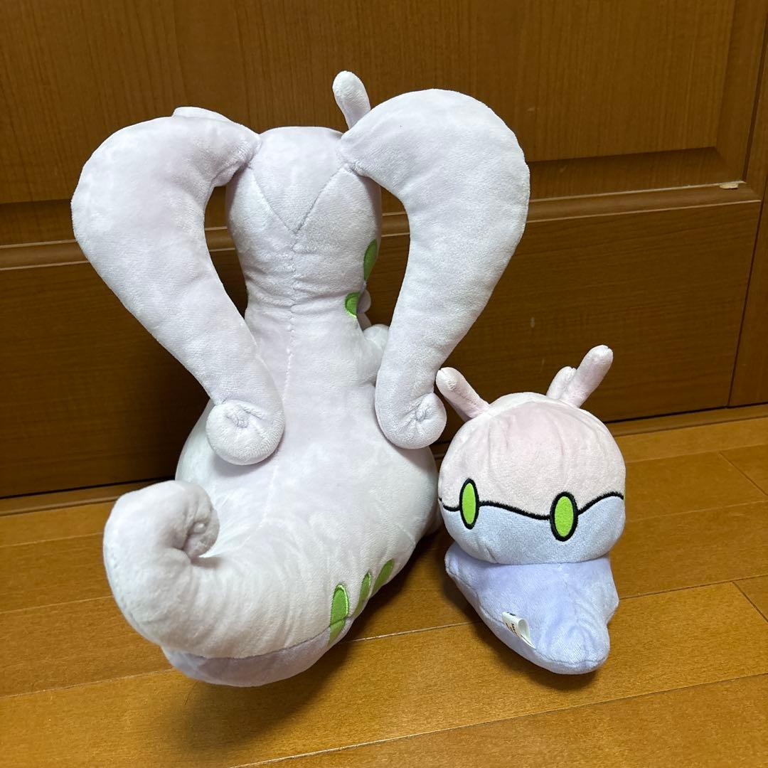 ポケモン　だっこぬいぐるみ　ヌメラ&ヌメルゴン・ミニヌメラ セット