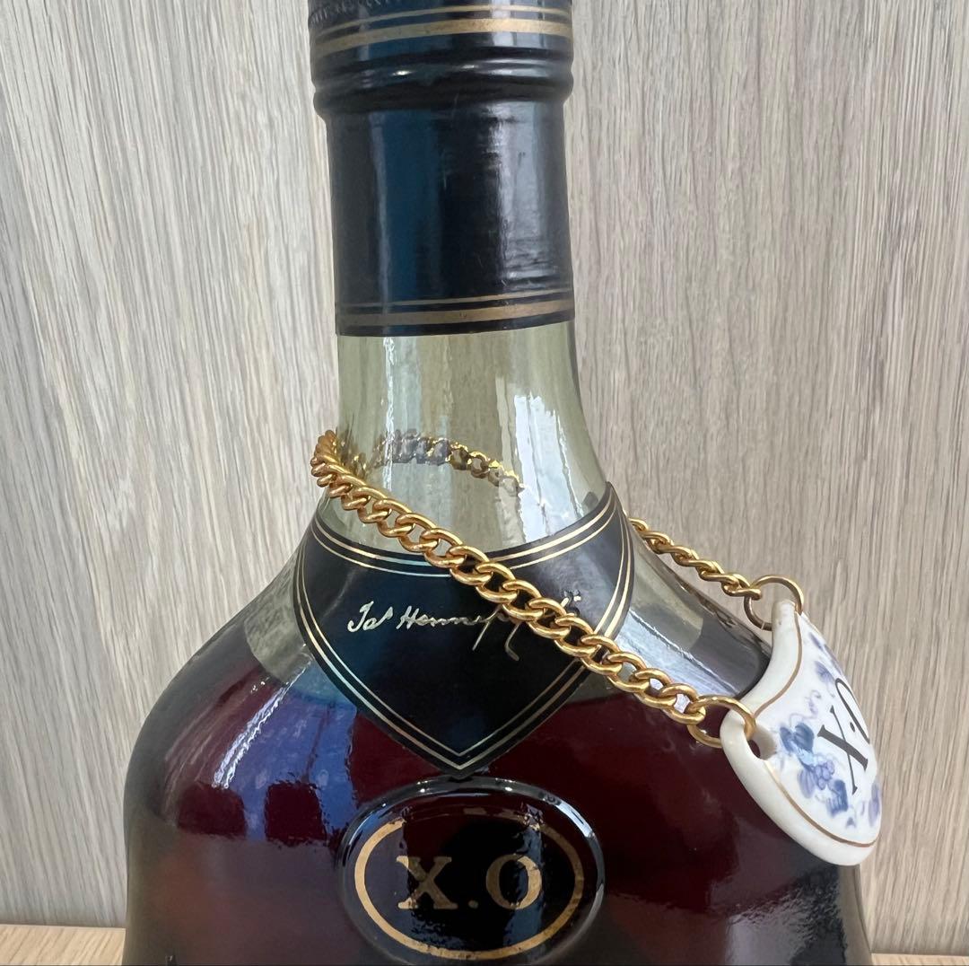 Hennessy X.O. コニャック 金キャップ グリーンボトル 700ml - メルカリ