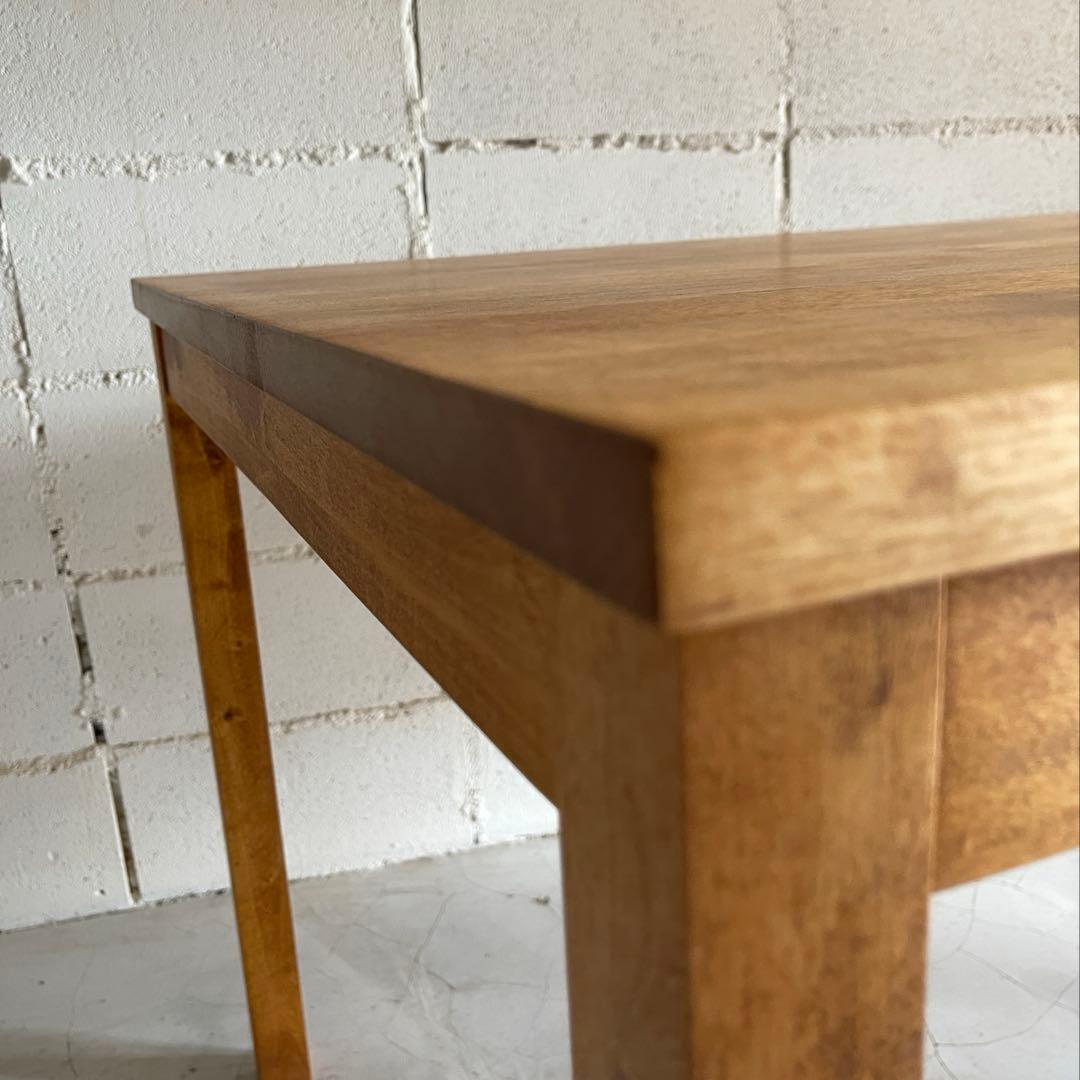 美品　MUJI 無印良品　オーク無垢材　ダイニングテーブル　引出し付