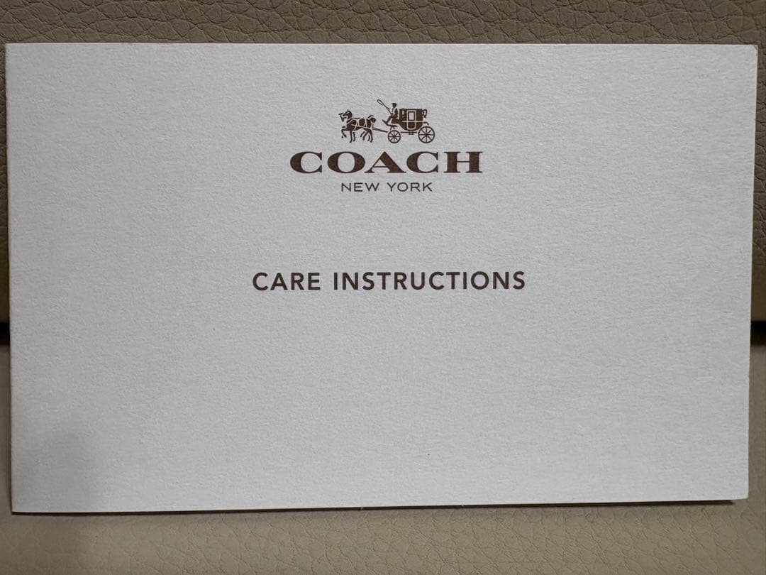 新品・未使用　COACH ブラウン ショルダーバッグ