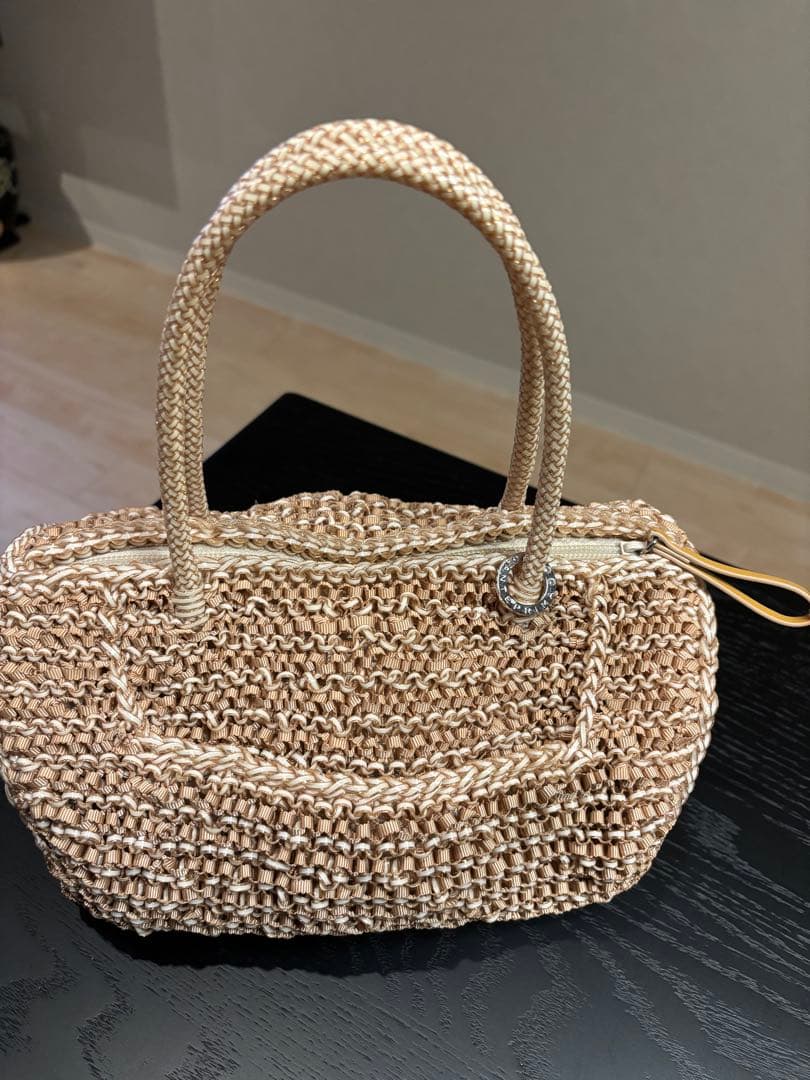 アンテプリマ　レア　ミニボストン❗️ファスナー付き　マチあり　円柱型