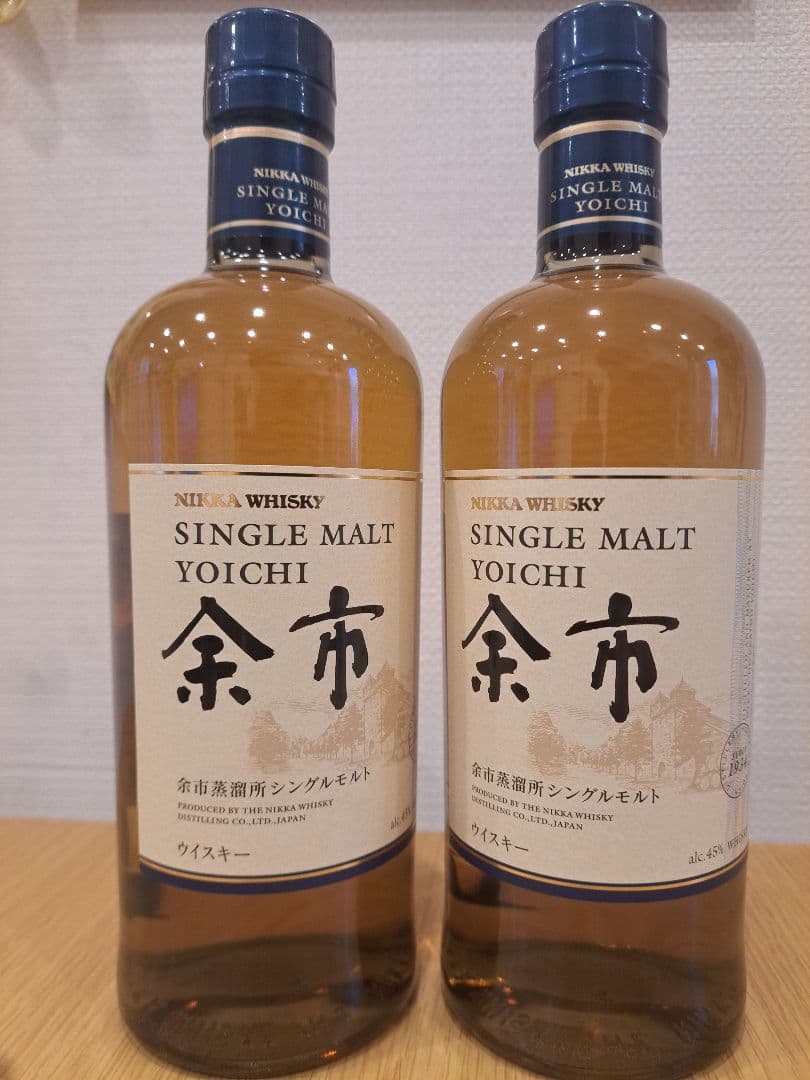未開栓】 余市 2本 シングルモルト 700ml ニッカ