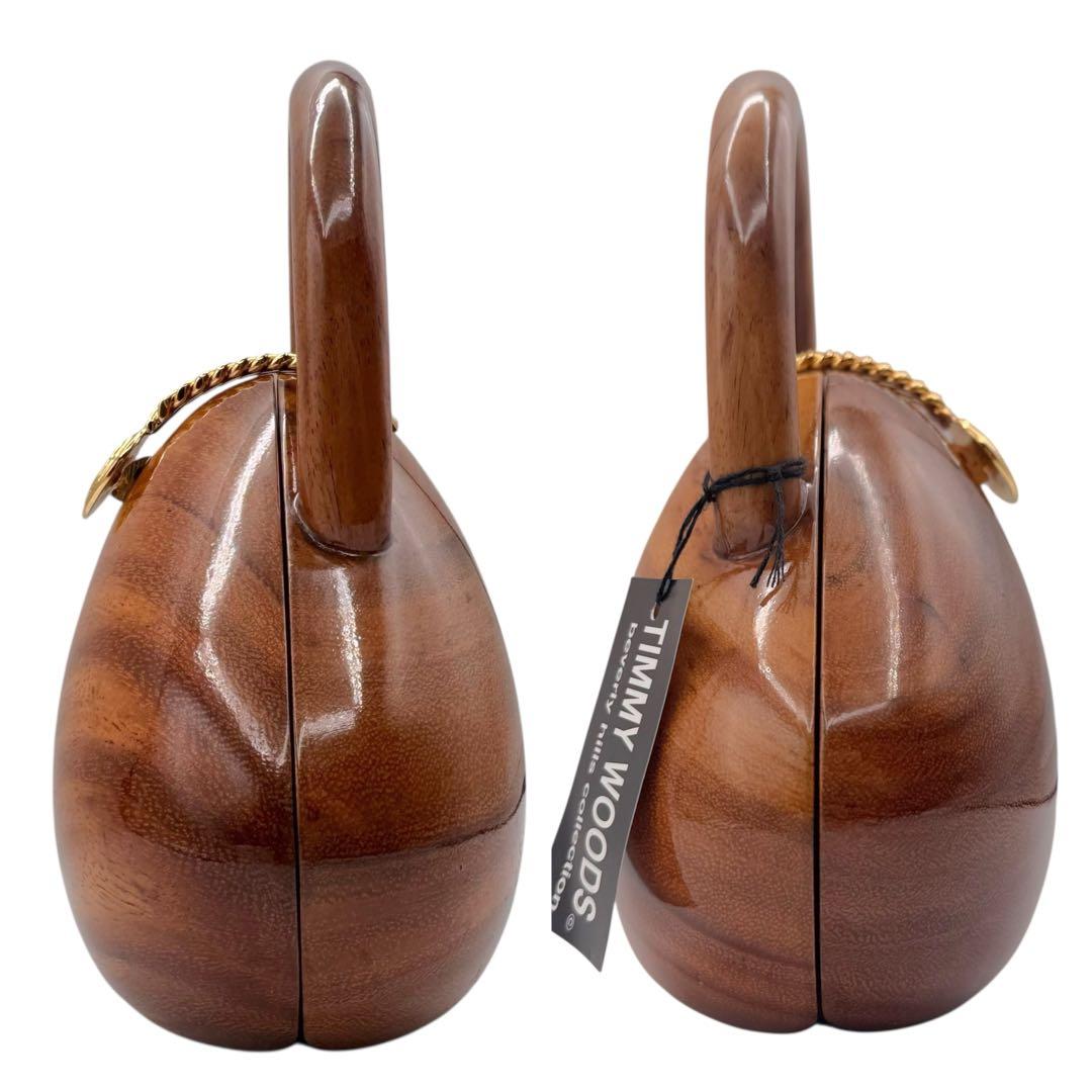 TIMMY WOODS ウッドバッグ 木製 アート 保存袋 カード タグ付