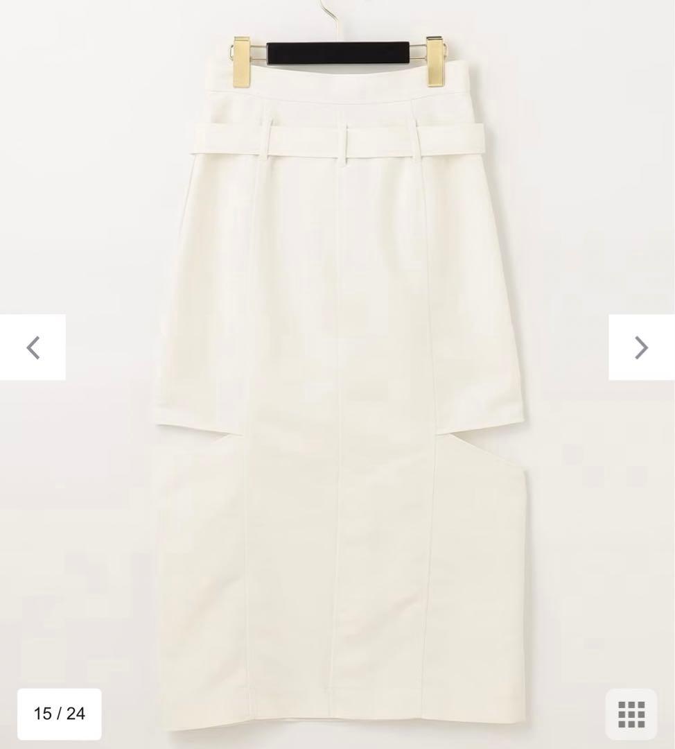 グレースクラス　カットアウトタイトスカート