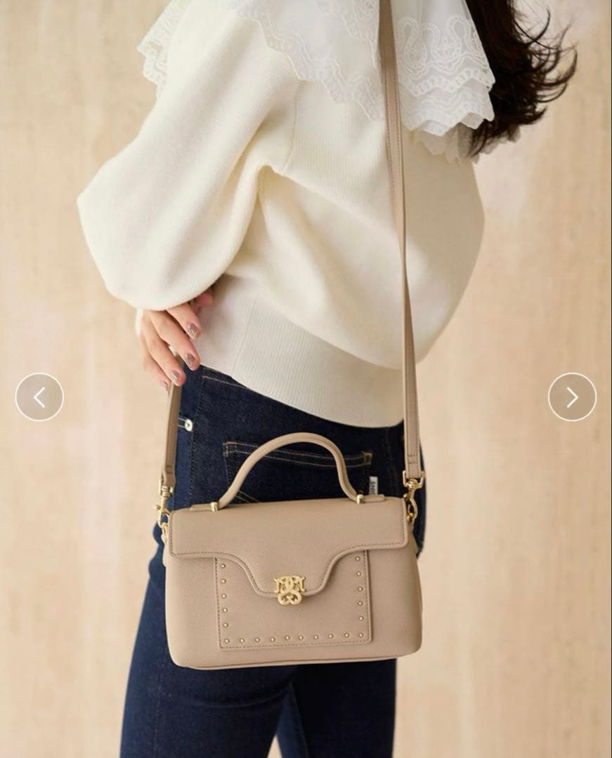 SNIDEL ベージュ ショルダーバッグ