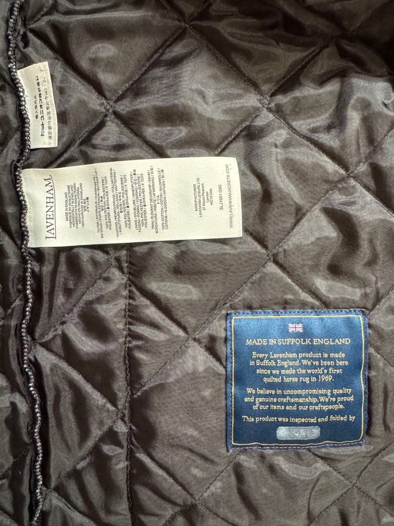 LAVENHAM キルティングベスト /Ｌサイズ