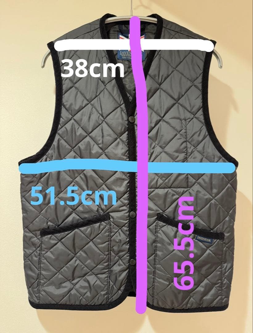 LAVENHAM キルティングベスト /Ｌサイズ