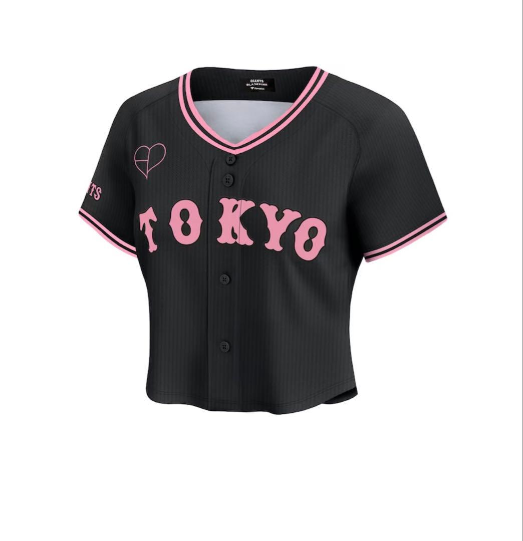 読売ジャイアンツ×BLACKPINK ユニフォーム クロップド ブラック L