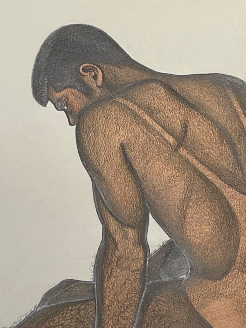 三島剛　GO MISHIMA 若者　伊藤文学 三島剛 若者 直筆画 Mishima Go 薔薇族 伊藤文学 空*様 三島剛 若者