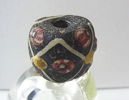 ☆K0506☆古代とんぼ玉 (A54) 北欧 バイキング 特大 ガラスビーズ