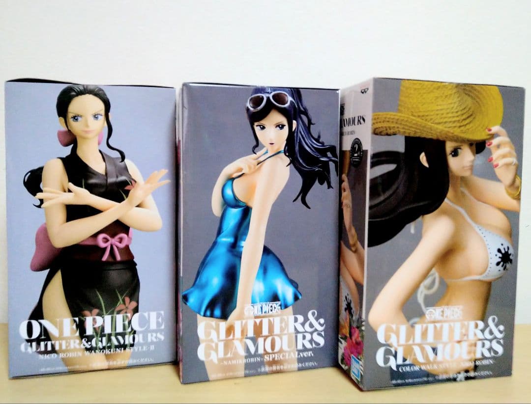 ONEPIECE・未開封フィギュア３点☆ロビン・オルビア☆グリグラ・DXF 他
