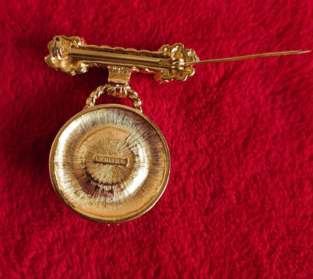 USAヴィンテージ 70s 希少 ブローチ RICHELIEU イーグル D84